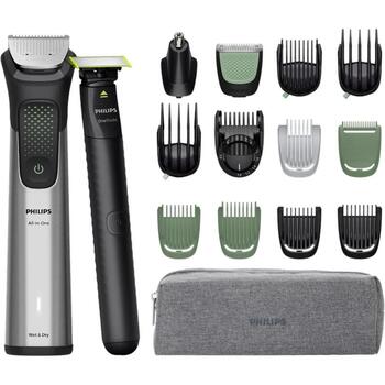 Philips MG9535/15 триммер для волос и бороды, 17 насадок, 27 шагов, 0.2-20mm, Li-Ion, 120мин, водонепроницаемый (MG9535/15)