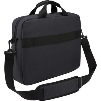 Case Logic 4650 Huxton Attache 14 HUXA-214, портфель, 35,6 см, полиэстер, черный, молния, передний карман, отделение для планшета (3204650)