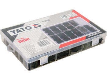 Yato stiprinājumu komplekts Volvo YT-06655, 350 gab, 12 veidi, automašīnu klipsi (YT-06655)