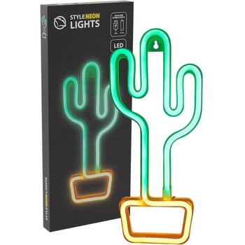 Manta Неоновые огни SNL07GN, 5W, 5V, 2м USB кабель, зеленый/желтый, подвесное кольцо (SNL07GN)