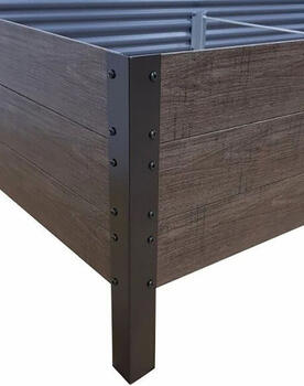 Paaugstinātā dārza dobe KLASIKA Woodlook 1500x750x300mm, brūna; GP1507530R klasika (GP1507530R)