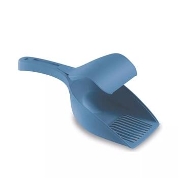 Stefanplast Универсальный совок Twice 2196440, 27,5x12,5x11см, пластик, синий, для туалета питомцев (2196440)