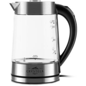 Eta Чайник ETA515490000 CRYSTELA DIGI II, 2200 W, 1.7 L, стекло, 360° поворотная база, автоматическое отключение (ETA515490000)