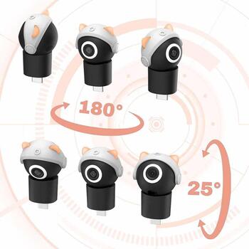 Subsonic Вебкамера SA5752-2, 1080p, 30fps, USB Type-C, красный, автофокус, отслеживание лиц, крышка для конфиденциальности (SA5752-2)