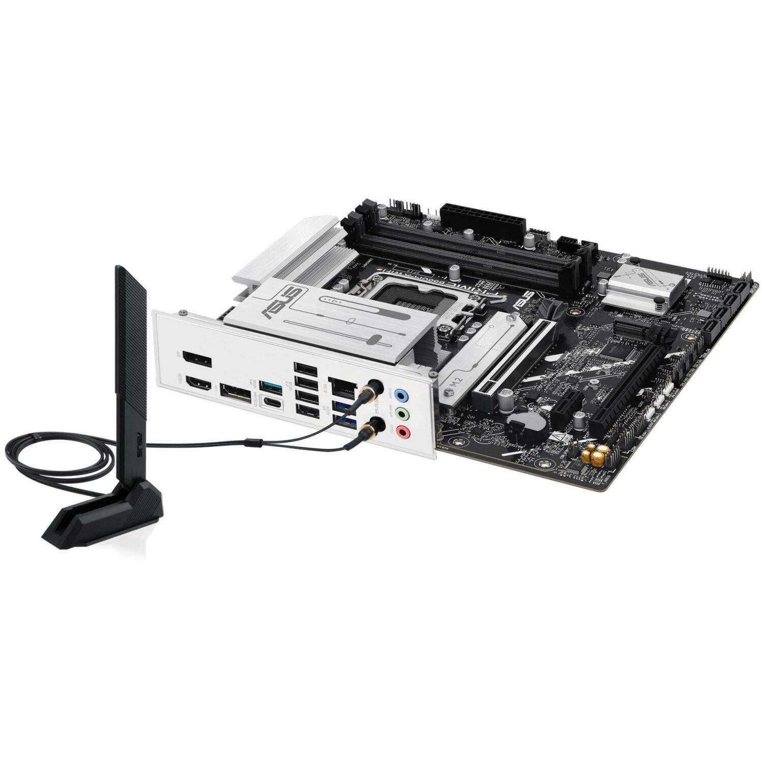 Asus Mātesplate PRIME B860M-A WIFI, LGA 1851, DDR5, 256 GB, 4 DIMM, 2.5 Gb Ethernet, Wi-Fi 6E, 6 SATA III, 2 M.2, 7.1 audio (PRIME B860M-A WIFI)