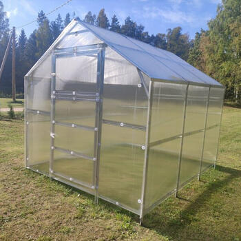 Siltumnīca KLASIKA BERNARD 2,35x2 m ar 6mm polikarbonāta pārklājumu; 23502B6; 4779037492091 (23502B6)