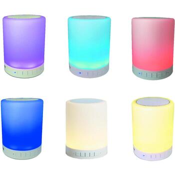 Denver BTL-30 111151010500, Bluetooth-колонка, 3 Вт, 10 м, 1200 мАч, MicroSD, FM-радио, громкая связь, LED, белый (111151010500)