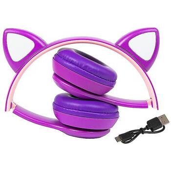 Jata Bezvadu austiņas 827 750ml, 400 mAh, 6 h, Bluetooth 5.0, 10 m, 16 Ω, 108 dB, RGB LED, Stereo, FM radio (827)