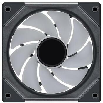 Lian Li Datora ventilators G99.12RSLIN1W1B.00, 120mm, 2100RPM, 63.6CFM, 2.02mmH2O, FDB, melns (G99.12RSLIN1W1B.00)