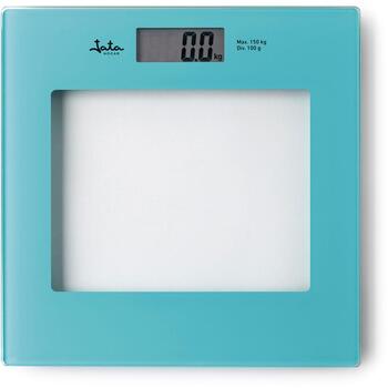 Jata Ķermeņa svari HBAS1290, 150kg, 100g, 6mm rūdīts stikls, LCD, 4 cipari, 4 sensori, automātiska ieslēgšanās (HBAS1290)