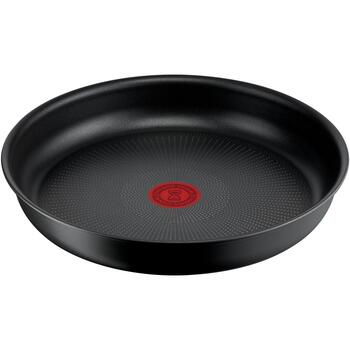 Tefal Pannas komplekts L7649253, 24/28cm, no alumīnija, titāna pārklājums, noņemama rokturis, piemērots indukcijai (L7649253)