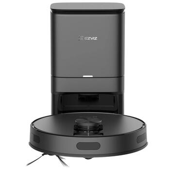 EZVIZ RE4 Plus робот-пылесос с влажной уборкой и станцией самоочистки 4000Па LiDAR 4л 300м² CS-RE4P-PBT2 (CS-RE4P-PBT2)