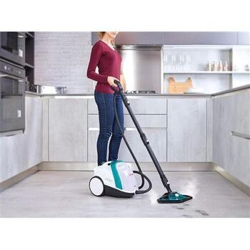 Polti tvaika tīrītājs PTEU0277 Vaporetto Smart 100_T, 1500W, 4bar, 2L, 110g/min, 120s, 7.5m, 5 birstes, mazgājama mikrošķiedra (PTEU0277)