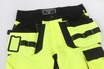 Hi-Vis bikses Uranus Flexpro, 4-virzienos elastīgs, dzeltenas, C52, Pesso, KD135G_C52 (KD135G_C52)