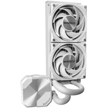Montech CPU Dzesētājs HYPER FLOW SILENT 240 (W), 2 ventilatori, 129.5m³/h, 2200RPM, 6 gadi garantija (HYPER FLOW SILENT 240 (W))