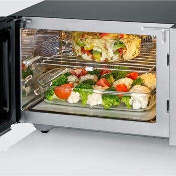 Severin Микроволновая печь MW 7777, 900 W, 1200 W гриль, 25 л, 10 уровней мощности, 8 автоматических программ (MW 7777)