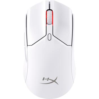 HyperX bezvadu spēļu pele Pulsefire Haste 2 Mini 7D389AA, 26000 DPI, 650 ips, 1000 Hz, 6 pogas, 100 milj. klikšķu, 100 h, LiPo (7D389AA)