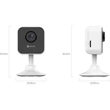 EZVIZ H1C CS-CH1C iekštelpu Wi-Fi kamera, 2MP, 108°, 10m IR, divvirzienu audio, MicroSD līdz 512GB, balta (CS-CH1C)
