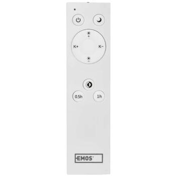 Emos LED Лампа ALVI ZM5165, 36 см, 24 Вт, теплый-холодный белый, диммируемая с пультом, 1920 лм, IP20, 25 000 ч (ZM5165)