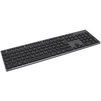 Sbox WK-131/US беспроводная клавиатура, мембранная, 2.4GHz, USB A приемник, 106/107 клавиш, US раскладка, алюминий, 1м кабель (WK-131/US)