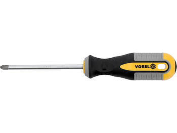 Vorel 60966 отвертка Phillips PH2x100мм, CRV 6150, сатин, намагниченная, GRD (60966)