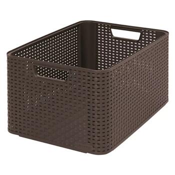 Коробка Style L 43,6x32,6x23cм темно-коричневая 0803616210 Curver (0803616210)