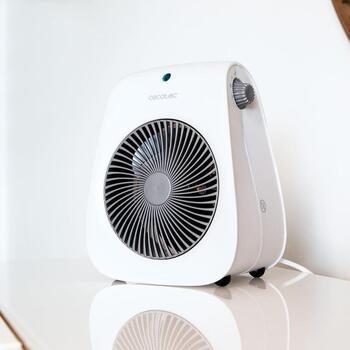 Cecotec ventilatora sildītājs ReadyWarm 2000 Max Force White 8259, 2000 W, 2 jaudas līmeņi, līdz 20 m², balts, 3 režīmi (8259)