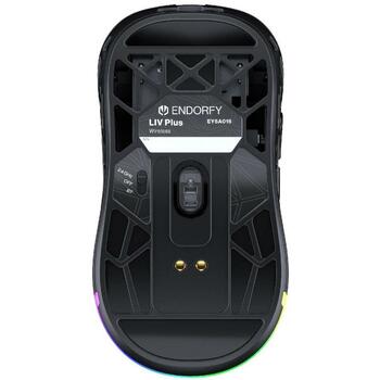 Endorfy MOUSE USB OPTICAL WRL LIV PLUS/BLACK EY6A016, 26000 DPI, 5 кнопок, Bluetooth, 16.51 м/с, эргономичный дизайн (EY6A016)