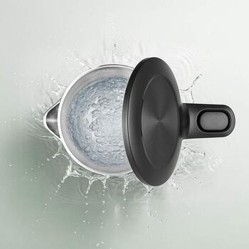 Gastroback Чайник 42446, 3000W, 1.5л, 40°C, 80°C, 90°C, 100°C, нержавеющая сталь, двойные стенки, цифровой дисплей (42446)