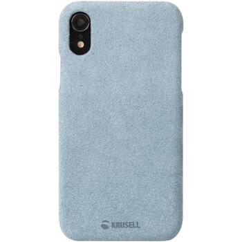 Krusell Telefona vāciņš 61467, 15,5cm, zila, zamšāda, aizmugurējais vāciņš, izgriezums kamerai, aizsardzība pret skrāpējumiem (61467)