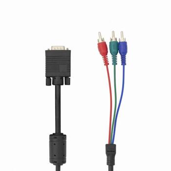 Sbox VGA-1022, VGA-3XRCA, 2м, VGA M, 3xRCA, черный (VGA-1022)
