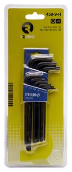 Набор отверток TORX T10-T50 (9 шт.) 458-9-H IRIMO (458-9-H)