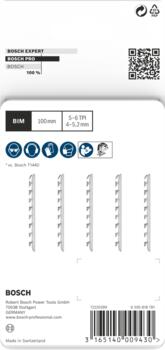 5 figūrzāģa asmeņi T 144 DF, Figūrzāģiem PRO HARDWOOD FAST T144DF FIGŪRZĀĢA ASMENS, 2608634567, BOSCH (2608634567)