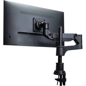 R-Go Tools monitors stiprinājums RGOVLCA4SI, regulējams ar gāzes atsperi, 3-9 kg, 100% pārstrādājams, melns, stiprinājums: skava (RGOVLCA4SI)