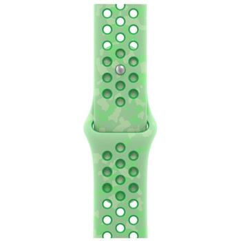 Apple Nike Sport siksniņa MKTL4ZM/A, 42mm, zaļa, S/M, alumīnijs, viedpulkstenim (MKTL4ZM/A)
