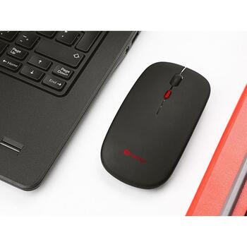 Tracer Беспроводная мышь Tracer SLIM TRAMYS47431, 2.4 GHz, Bluetooth, 4 кнопки, 800-1600 DPI, подсветка, 10 м диапазон (TRAMYS47431)