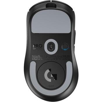 Logitech USB мышь PRO X SUPERLIGHT 910-007357, 44000 DPI, 5 кнопок, 88 G, аккумулятор, черный (910-007357)