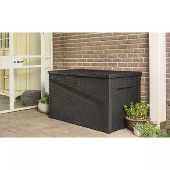 Keter Java Storage Box 29204486939, 870L, 147x82x86cm, серый, садовый ящик для хранения (29204486939)