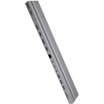 Hyper док-станция HD156-GL, 3x HDMI 4K 60Hz, 3x DP 4K 60Hz, 2x USB-C 10Gbps, USB-C PD 100W, USB-A 10Gbps, 2x USB-A 5Gbps (HD156-GL)