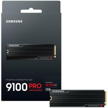 Samsung SSD M.2 MZ-VAP1T0CW 1TB PCIe 5.0, Скорость чтения 14700 MB/s, Скорость записи 13300 MB/s, IOPS 1850000/2600000