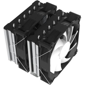 Zalman процессорный кулер CNPS12X BP ARGB BLACK, 260W, 6 тепловых трубок, вентилятор 120x120x25мм, 800-1800 об/мин, 32.2 дБА, PWM (CNPS12X BP ARGB BLACK)