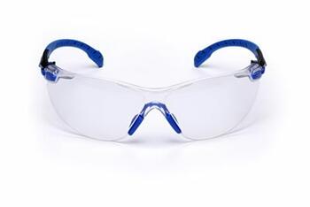 3M Solus 1000 aizsargbrilles S1101SGA, caurspīdīgas, Scotchgard pārklājums, noņemamas kājiņas, mīksts deguna balsts (S1101SGA)