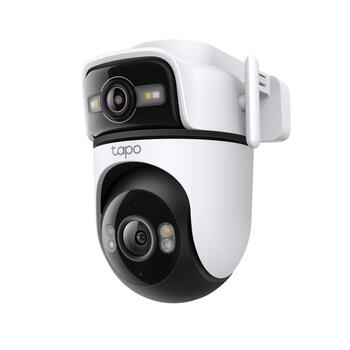 TP-LINK Tapo C545D уличная двухобъективная камера безопасности, 2K 3MP, 165° FOV, 6mm, IP66, двусторонняя связь, AI-детекция (TAPO C545D)