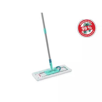 Leifheit Profi XL micro duo 1055019, grīdas birste ar saliekamu kātu, 42cm, 360° grozāma pamatne (1055019)
