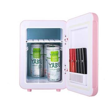 Adler Мини-холодильник AD 8084 pink, 4 л, 42 Вт, 1.5 кг, 183 мм, 241 мм, 270 мм, для дома и автомобиля (AD 8084 pink)