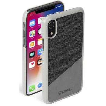 Krusell Tanum Apple iPhone XR чехол, 61468, 15.5 см, серый, полиуретан, задний, защита от царапин, пыленепроницаемый (61468)