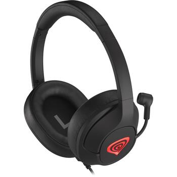 Genesis наушники Radon 800 NSG-1791, 40мм, 32 Ом, 20-20000 Гц, 3.5мм, USB Type-A, проводные, игровые, черные, микрофон (NSG-1791)