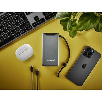Intenso Power Bank 7332054 20000 мАч, Li-Polymer, 20 Вт, 1x USB Type-A, 1x USB Type-C, защита от ЭСД (7332054)