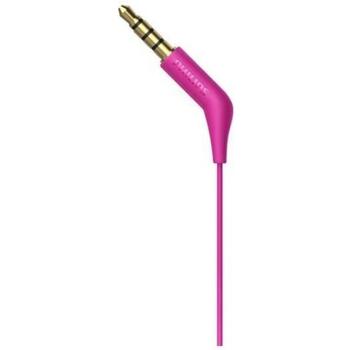Philips Vadu austiņas TAE1105PK/00, 39g, rozā, 102dB, 16Ω, 1.2m, 3.5mm, 8.6mm, 20-20000Hz, 2.0, ēr. dizains (TAE1105PK/00)