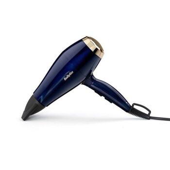BaByliss Speed Pro Black Onyx 5911E фен для волос, 2000 Вт, двигатель High Torque DC, 95 км/ч, 3 температуры, 2 скорости (5911E)